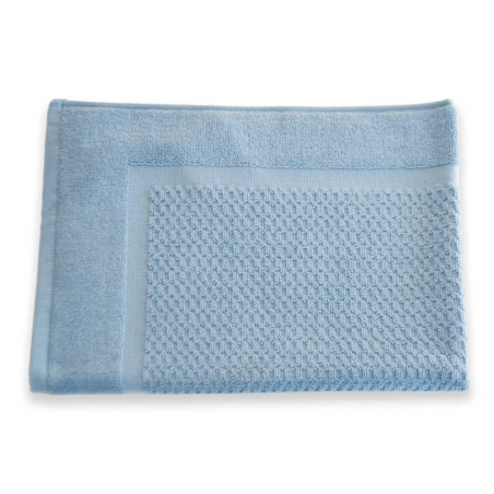 Tapis Bain - Zero Twist - 500g/m² - Acier Bleu