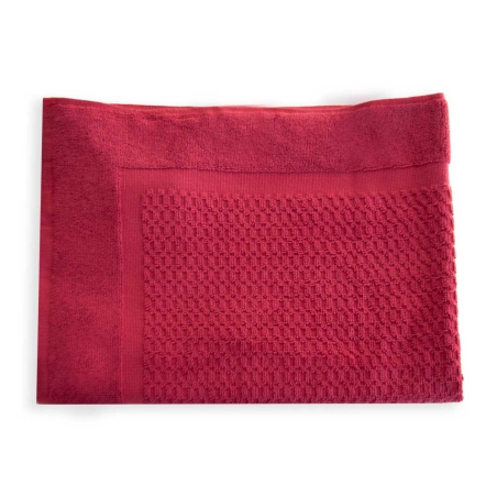 Tapis Bain - Zero Twist - 500g/m² - Carmin