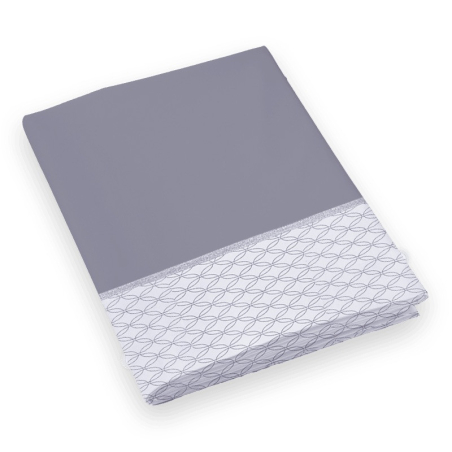 Croisette flat sheet - 100% Cotton
 Size-180 x 290 cm