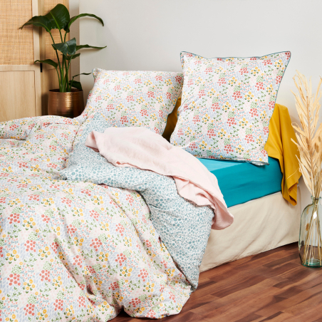 Taie d'oreiller Prairie - Percale de coton