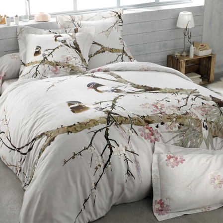 Parure Housse Couette Sakura | Linge de maison | Tradition des Vosges