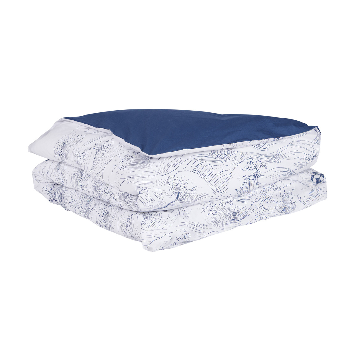 Housse Couette Odyssee - Percale de coton - Univers marin