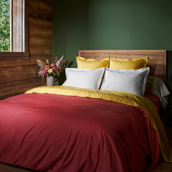 Drap plat - Uni Percale de coton
