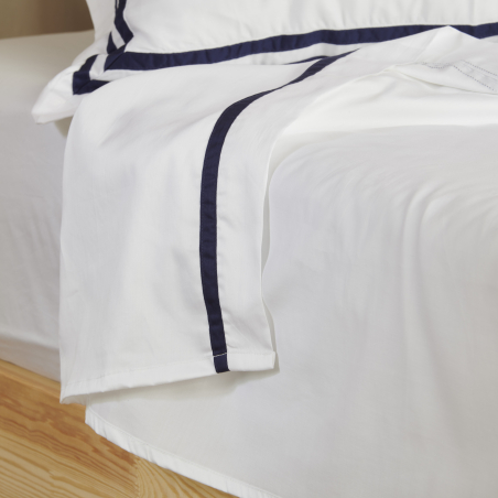 Marise flat sheet - Cotton satin