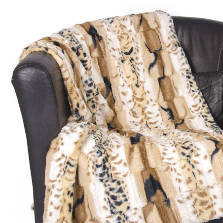 Plaid Bengale Beige | Linge de décoration | Tradition des Vosges