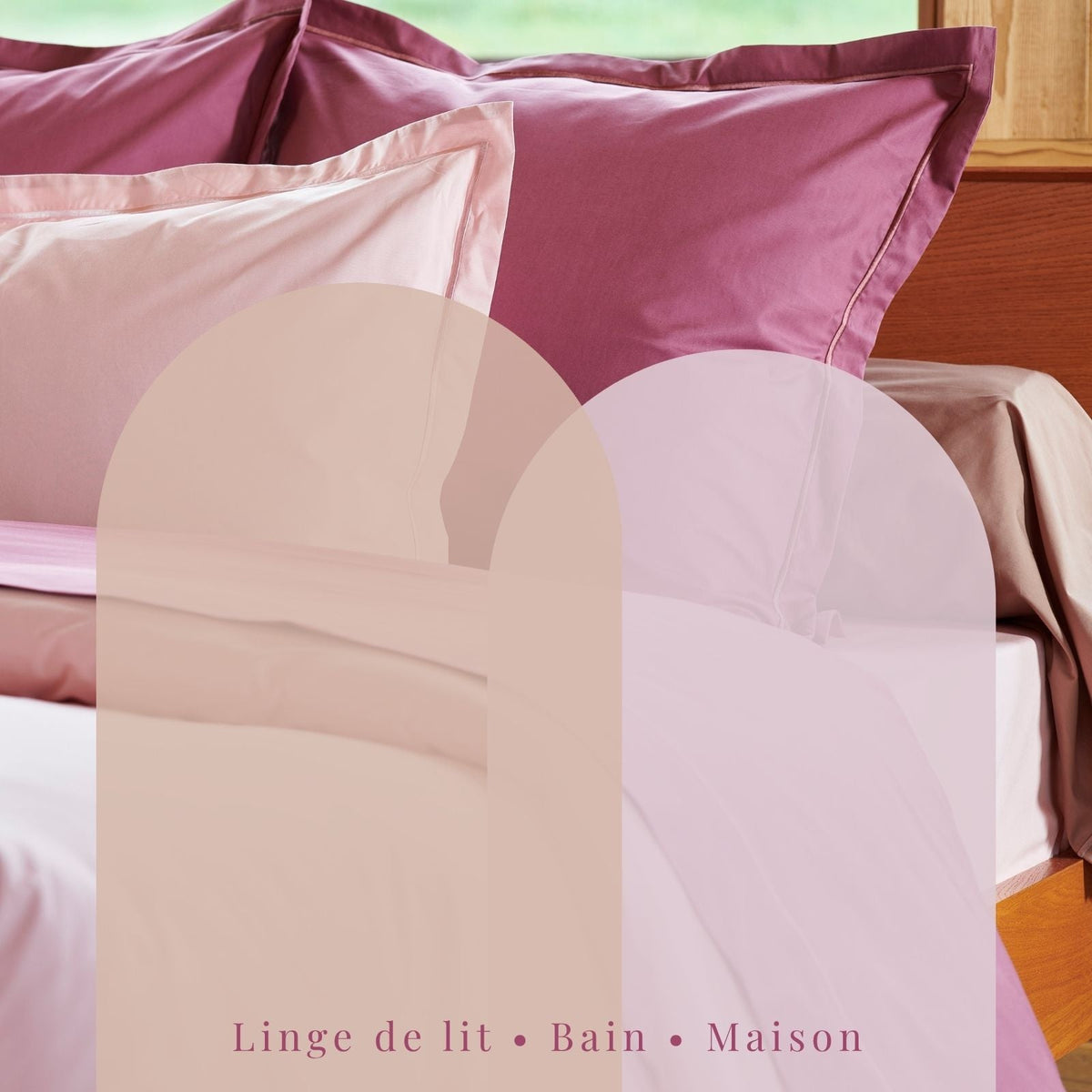 Parure de lit en percale de coton