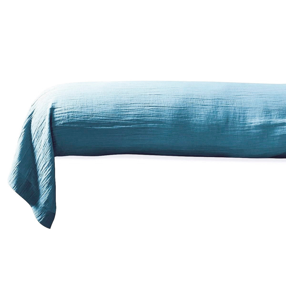 Taie de traversin - Gaze De Coton #Couleur_BLEU