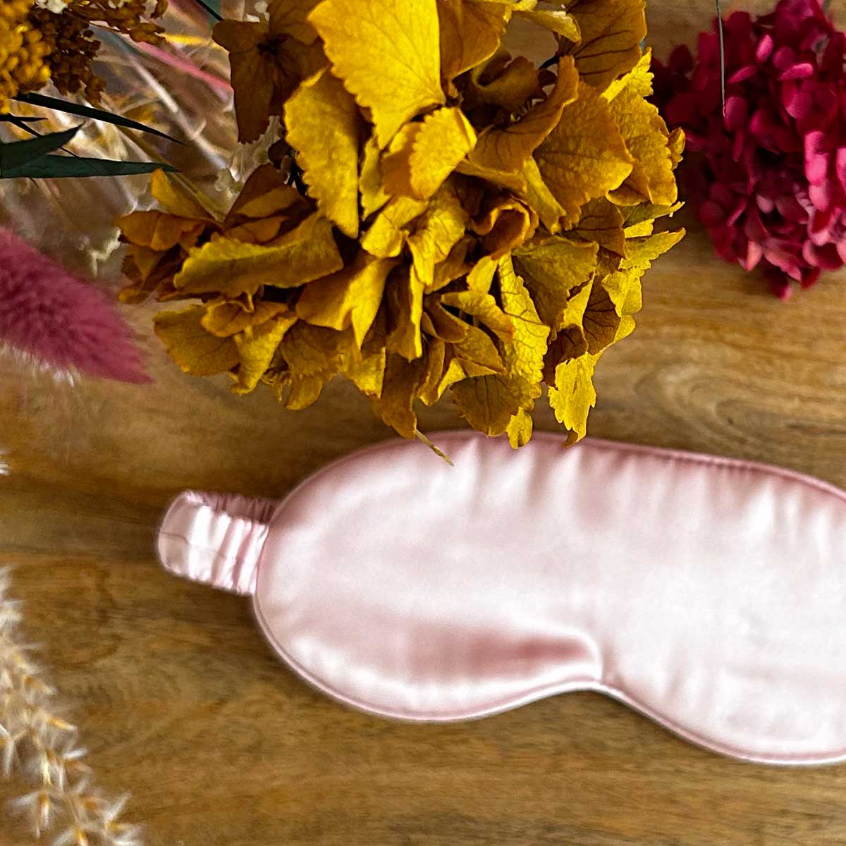Masque Soie #Couleur_ROSE PALE SOIE