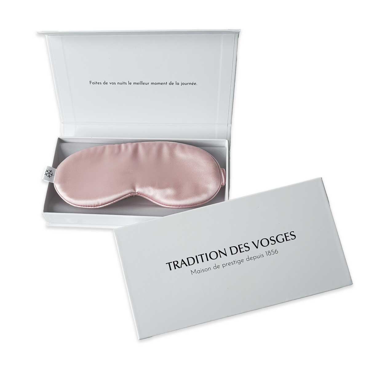 Masque Soie #Couleur_ROSE PALE SOIE
