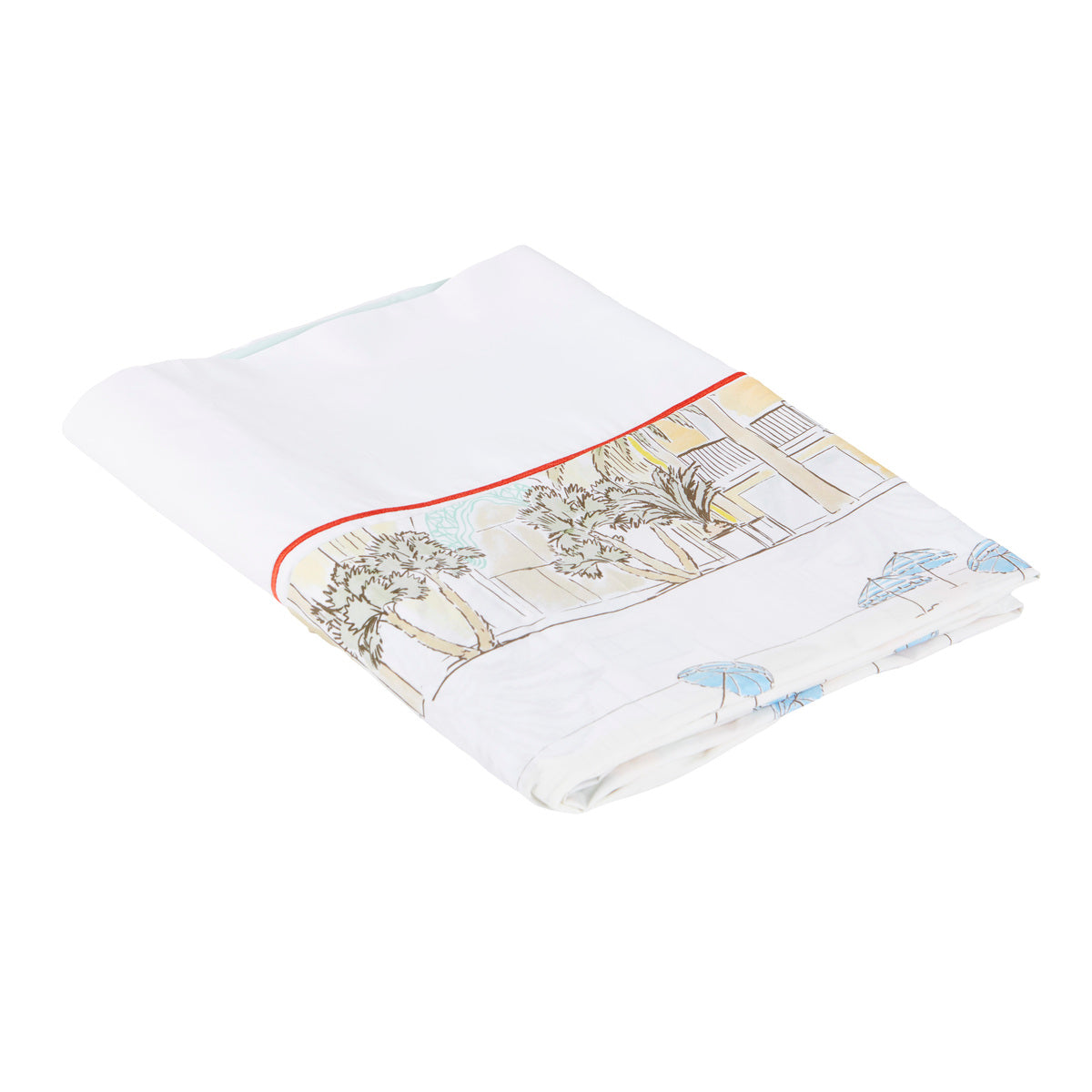 Drap plat Nice - Percale de coton