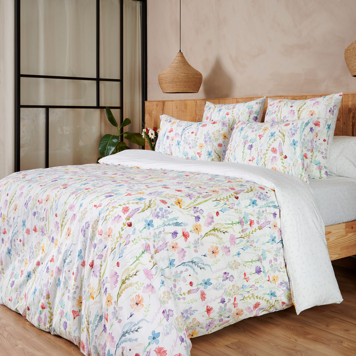 Parure de lit Sophie - Percale de coton