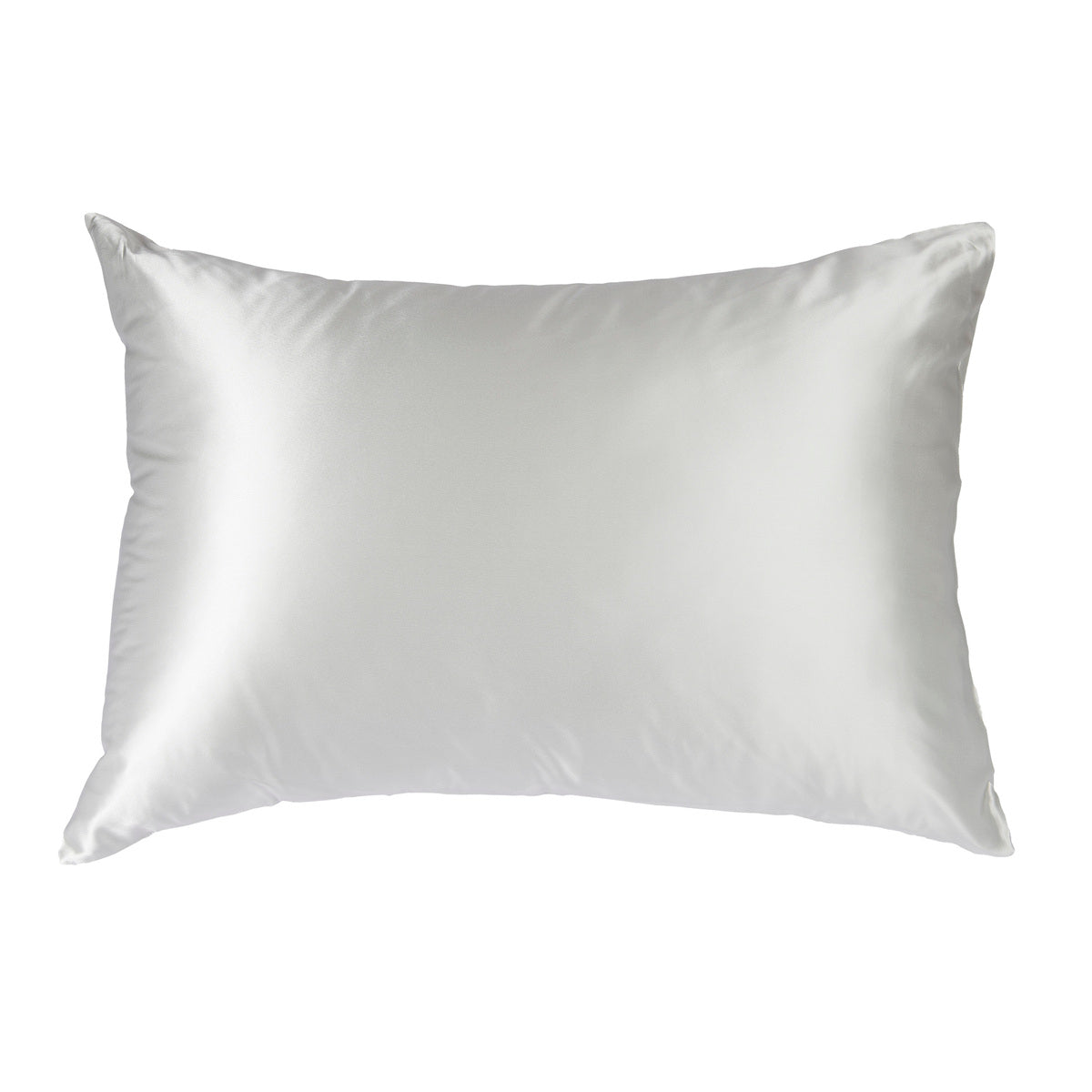 Taie d'oreiller - 100% soie de mûrier #Couleur_GRIS PERLE