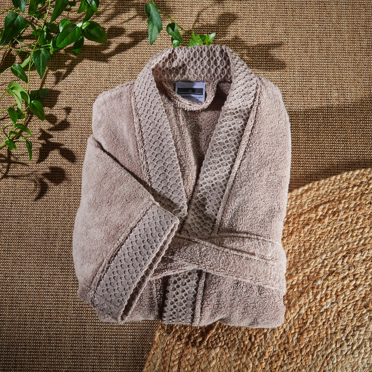 Peignoir - Coton Zero Twist - 400g/m² #Couleur_VISON