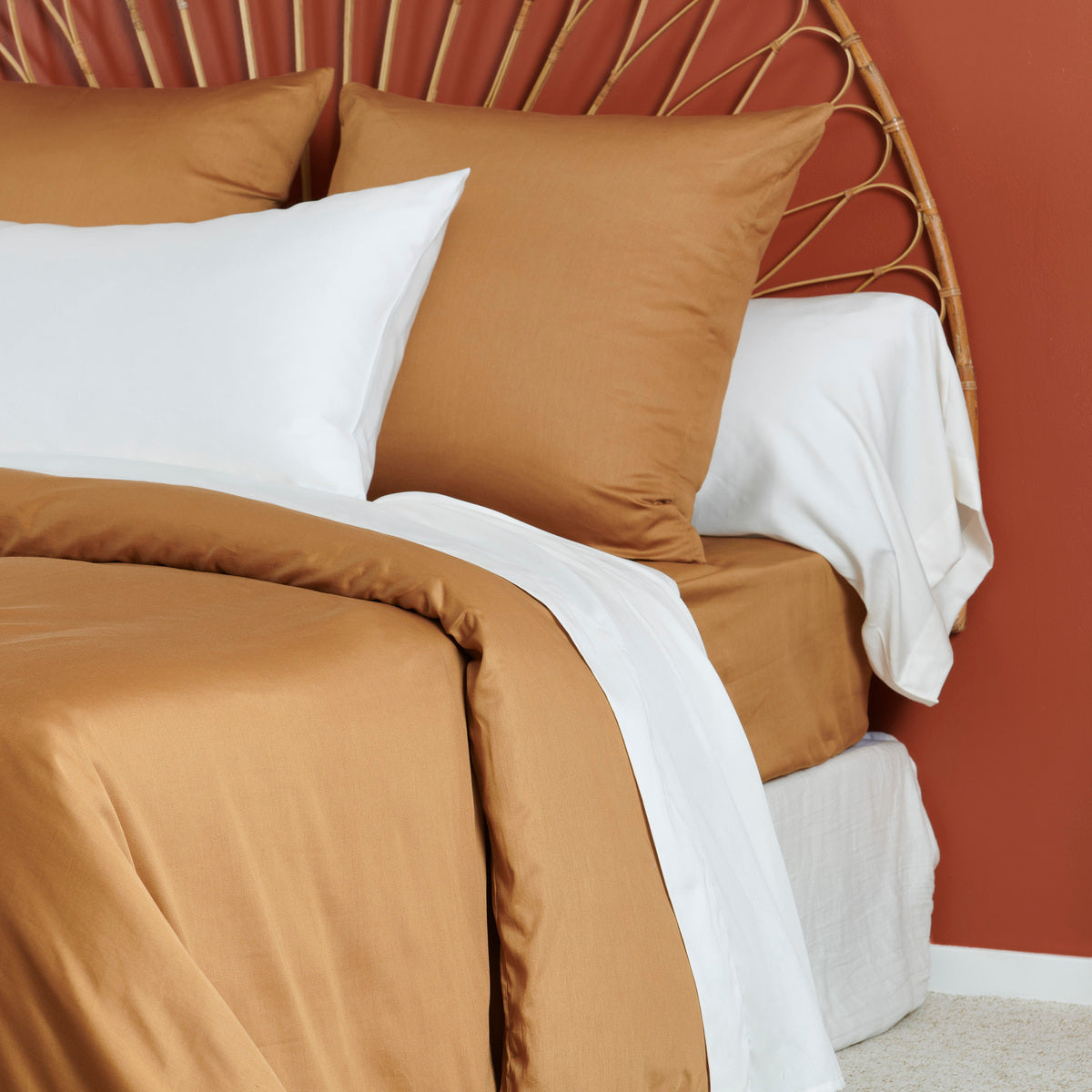 Taie de traversin Douce Nuit - Satin de coton #Couleur_BLANC
