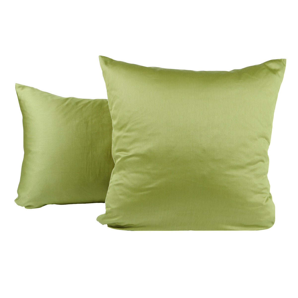 Taie d'oreiller Douce Nuit - Satin de coton #Couleur_OLIVE