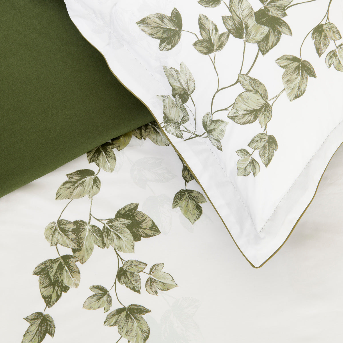 Parure de lit Lierre - Percale de coton