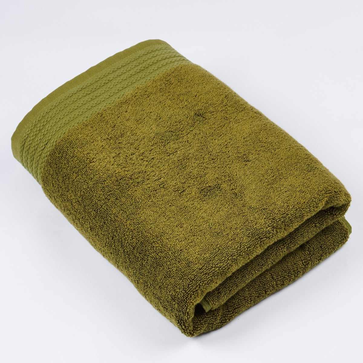 Serviette Douceur - Coton/ Modal 600g/m² #Couleur_OLIVE