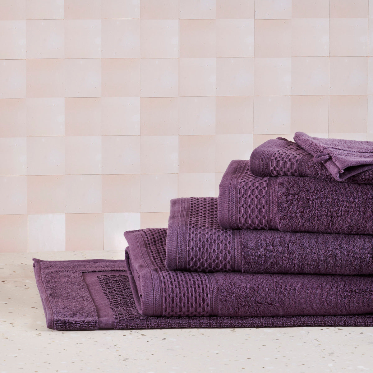 Serviette invité 500g - Zero Twist - Vison