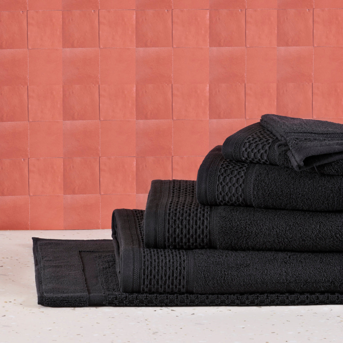 Serviette invité 500g - Zero Twist - Vison