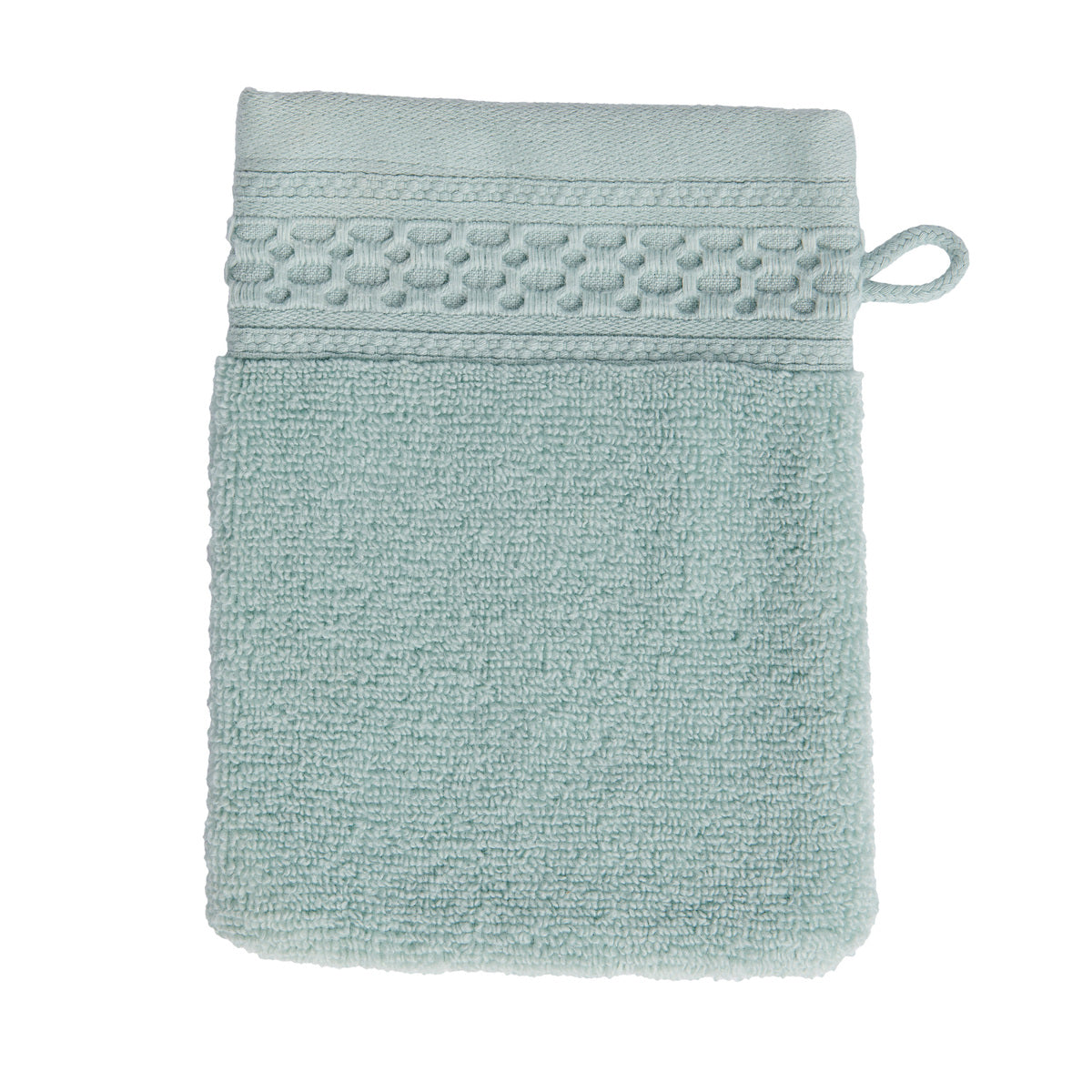 Gant De Toilette - Coton Zero Twist - 500g/m² #Couleur_MENTHE