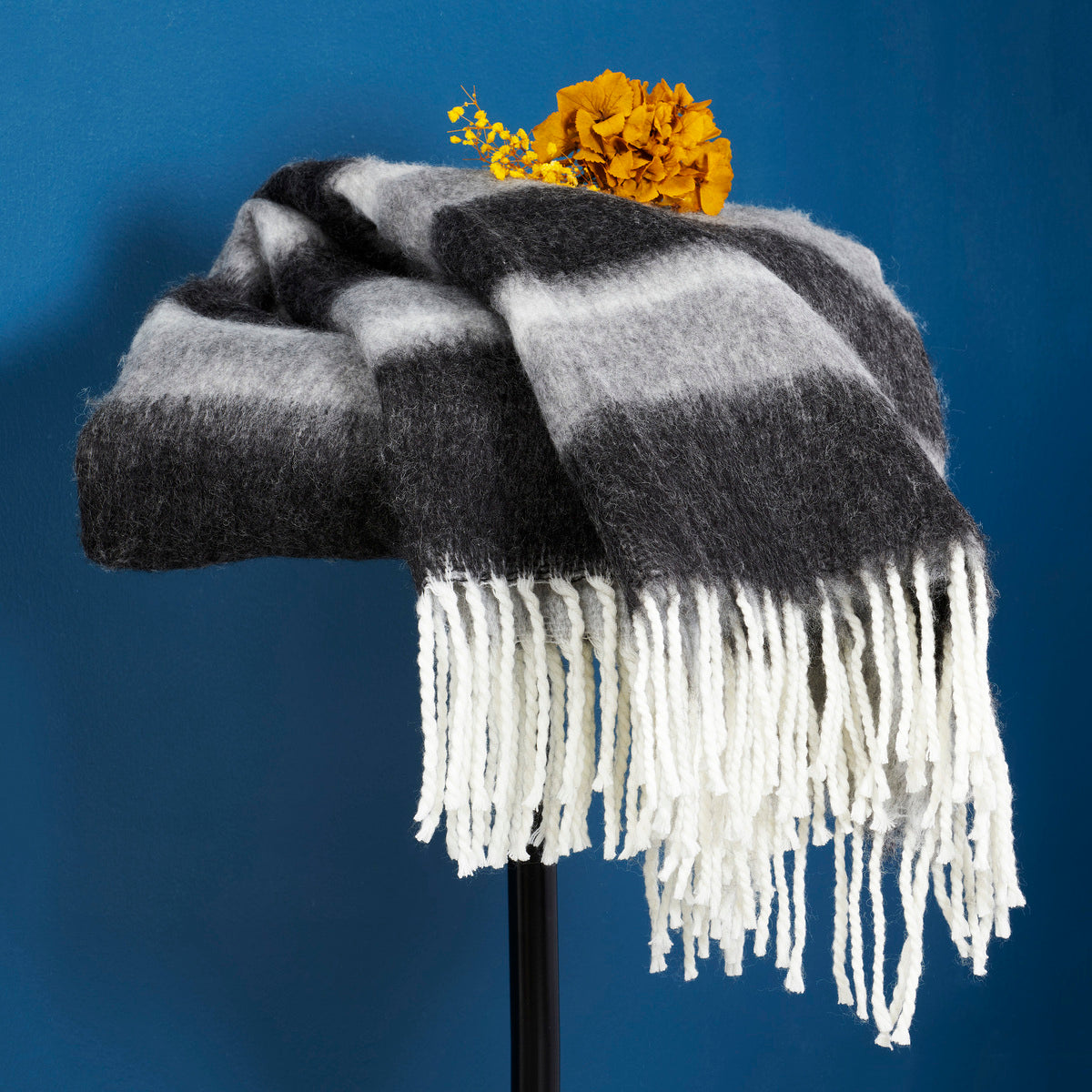 Harbin Style Mohair #Couleur_GRIS ANTHRACITE 