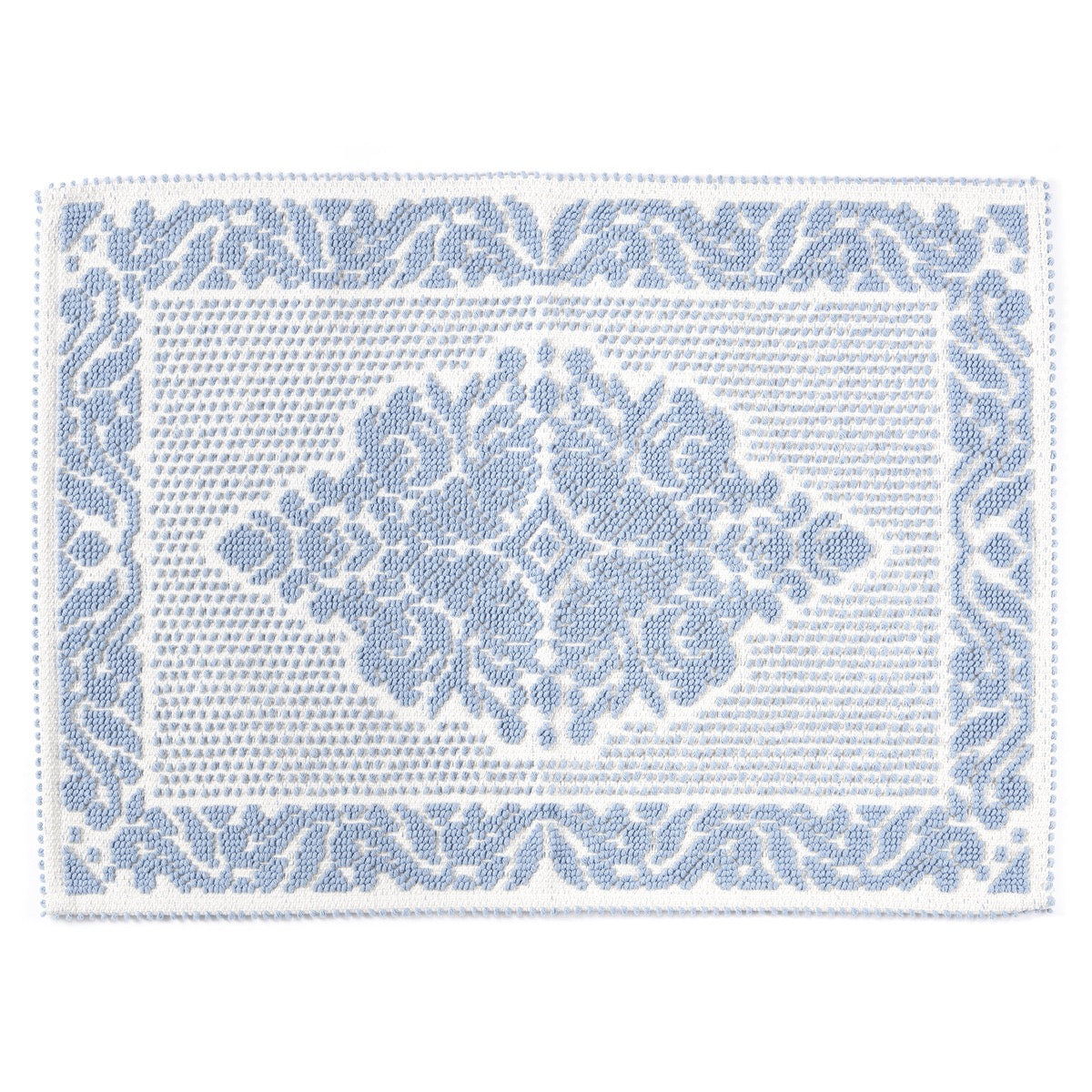 Tapis de Bain Palace - Coton Jacquard #Couleur_BLEU