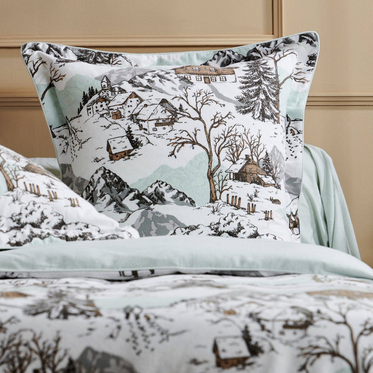 Montagne Drap Housse 155gr Flannel Imprime