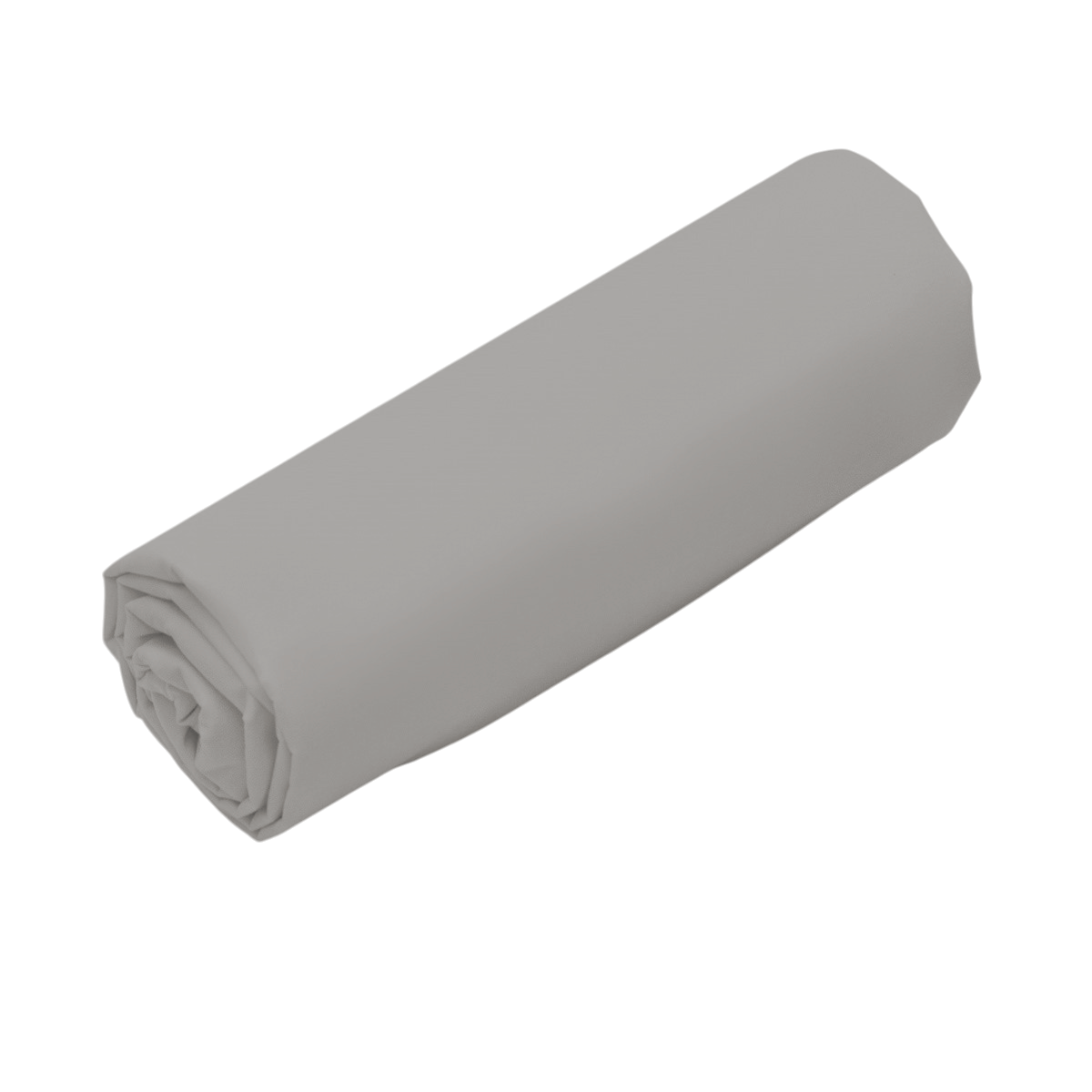 Drap housse - Uni Coton #Couleur_GRIS MASTIC
