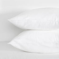 Set de 2 Sous taie d'oreiller Basique - 100% Molleton