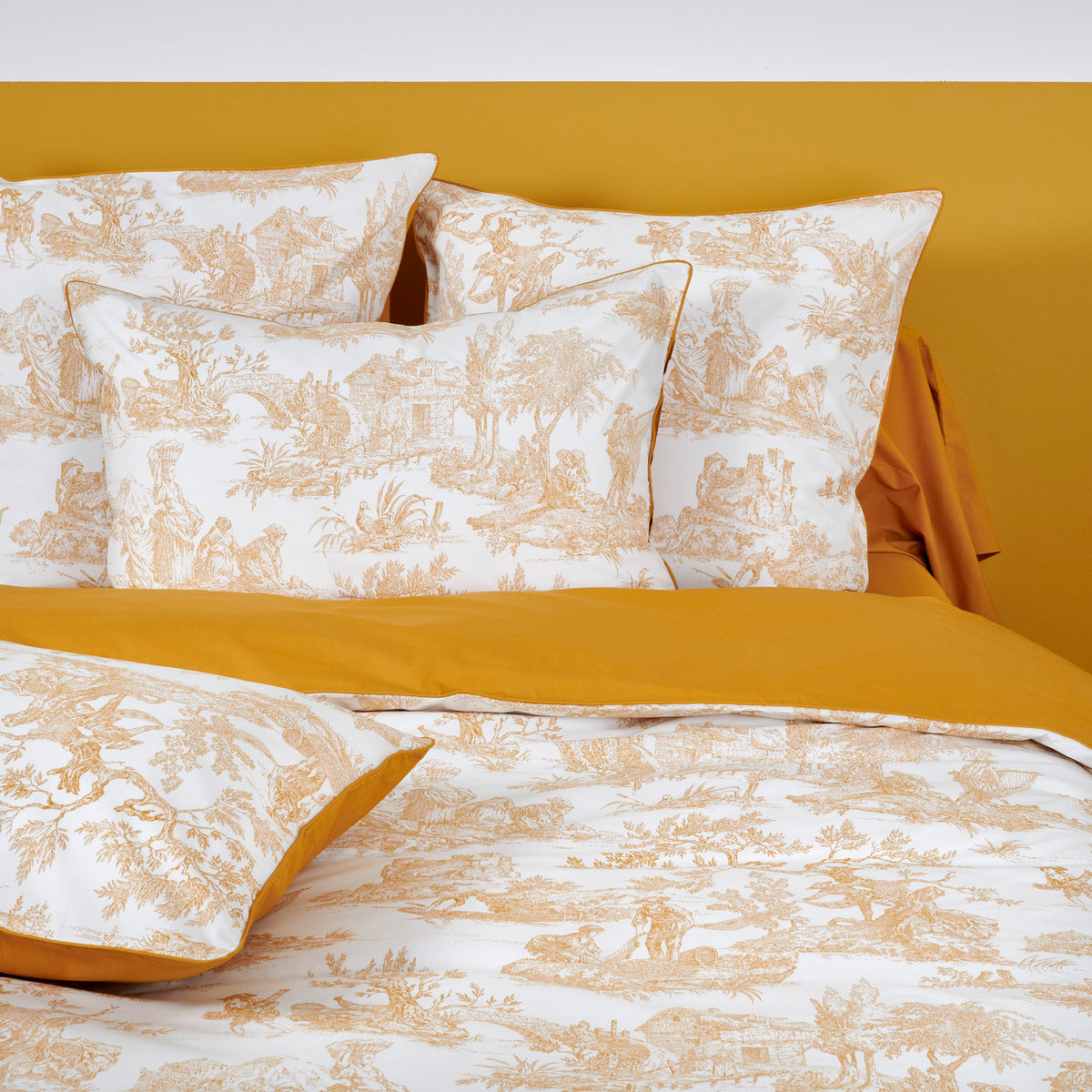 Drap housse Rêves en Or - Percale de coton