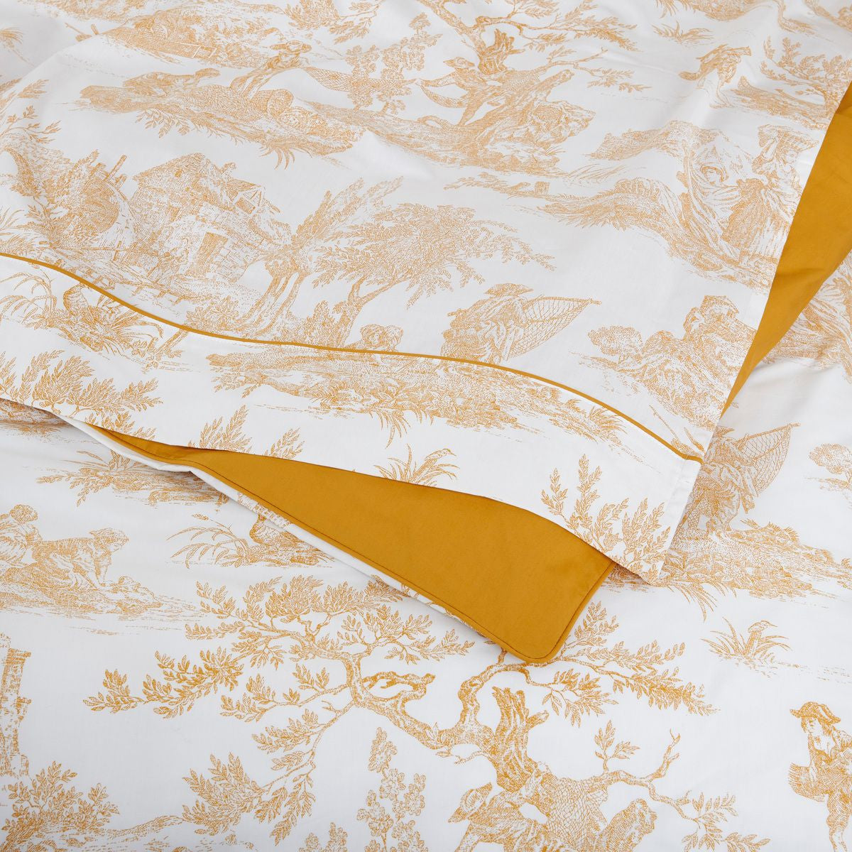 Parure de lit Rêve en Or - Percale de coton