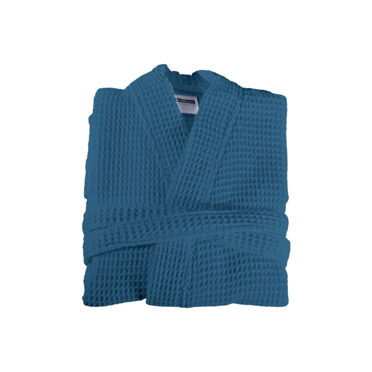 Kimono Nid d'abeille - Coton 400g/m² #Couleur_BLEU CANARD