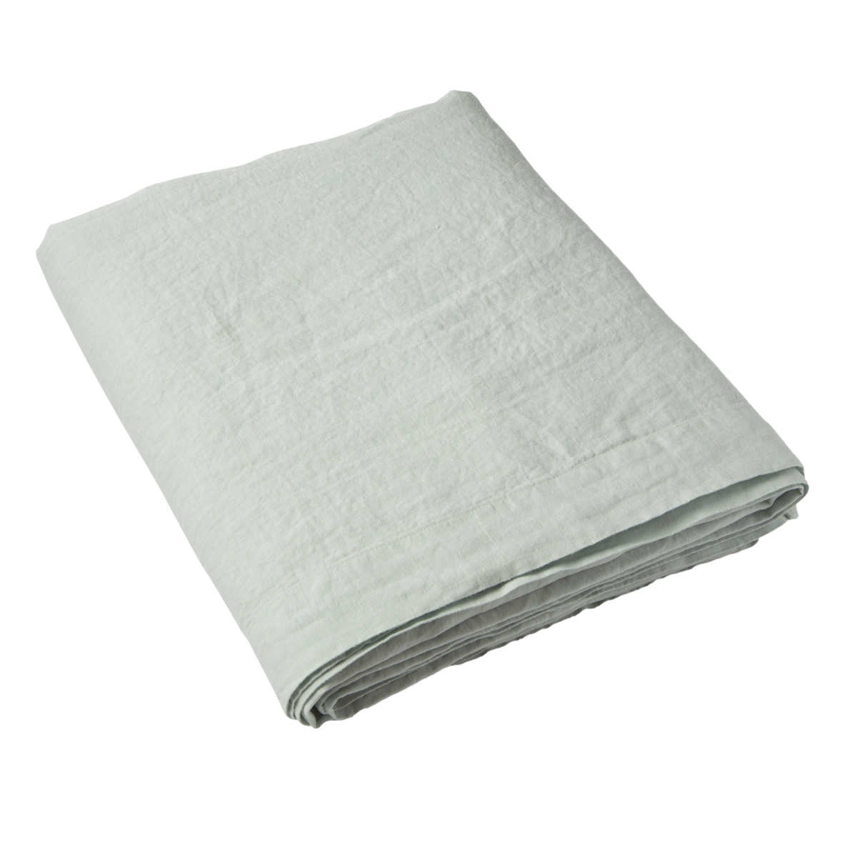 Drap Plat Uni Lin Lave Celadon | Linge de maison | Tradition des Vosges #Couleur_VERT AMANDE