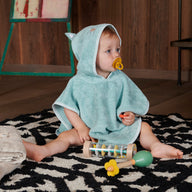 Poncho Les Petits Félins- Coton 450g/m²