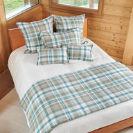 Housse d'édredon Highlands - Flanelle Tissé-Teint
