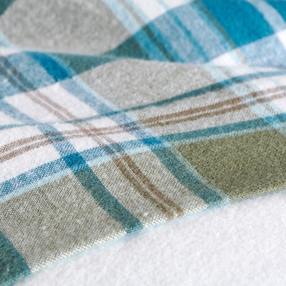 Drap plat Highlands - Flanelle Tissé-Teint
