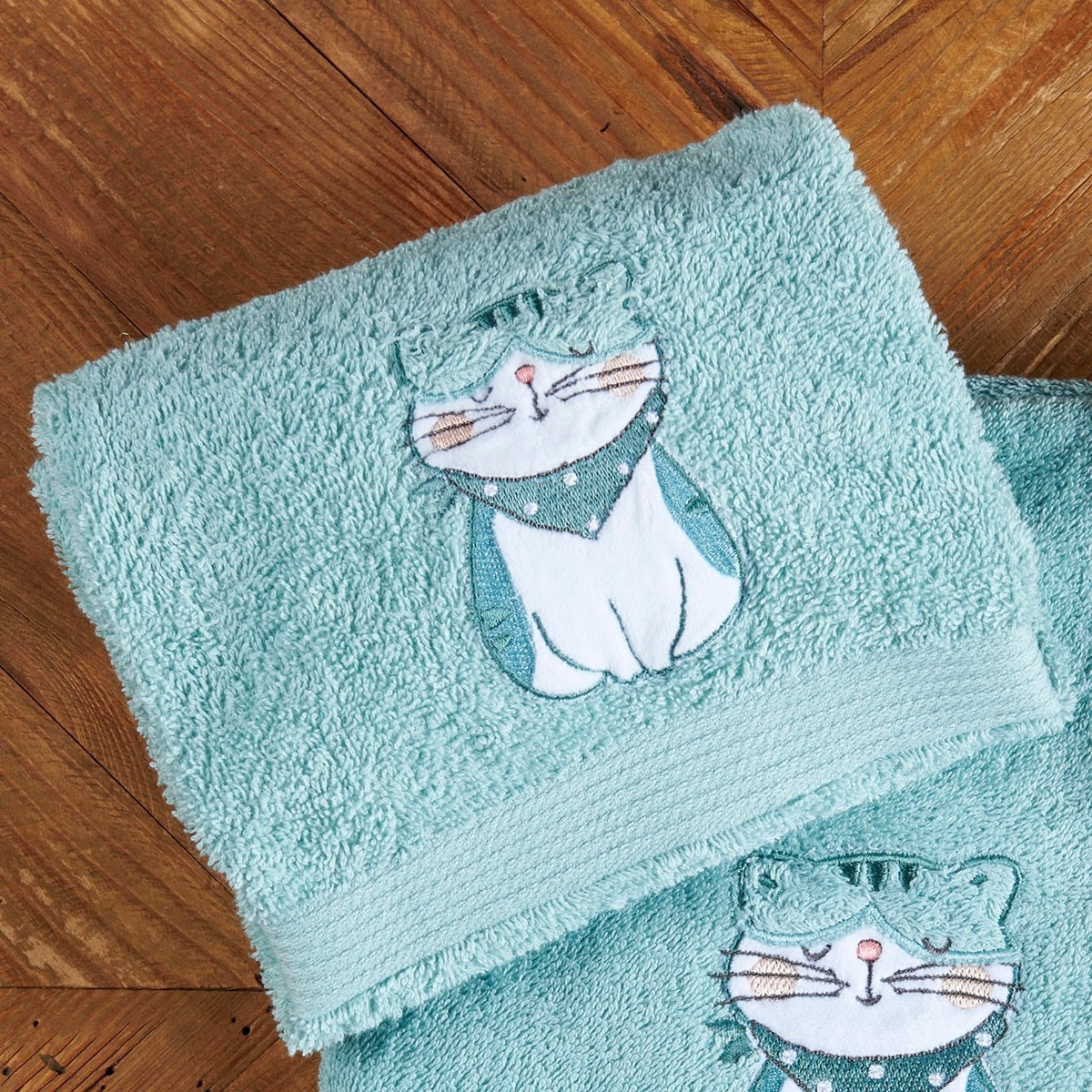 Serviette Les Petits Félins - Coton 450g/m²