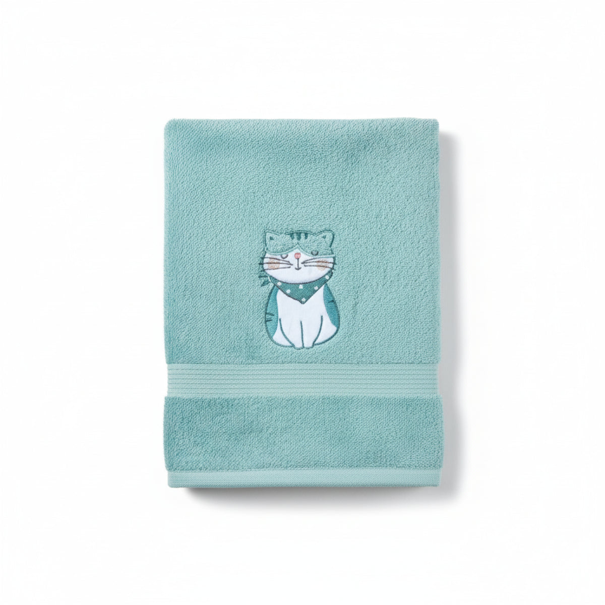Drap de bain Les Petits Félins - Coton 450g/m²