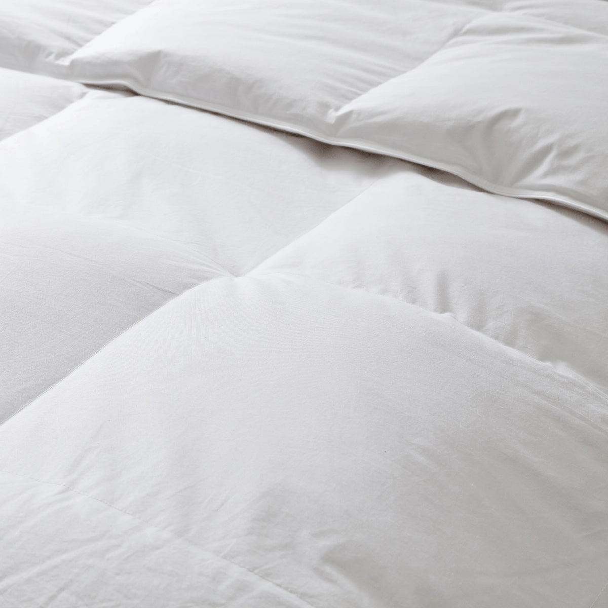 Couette Hiver ou Mi-saison 30% Duvet Canard et 70 % Plumettes| Linge de Lit | Tradition des Vosges #Couleur_BLANC