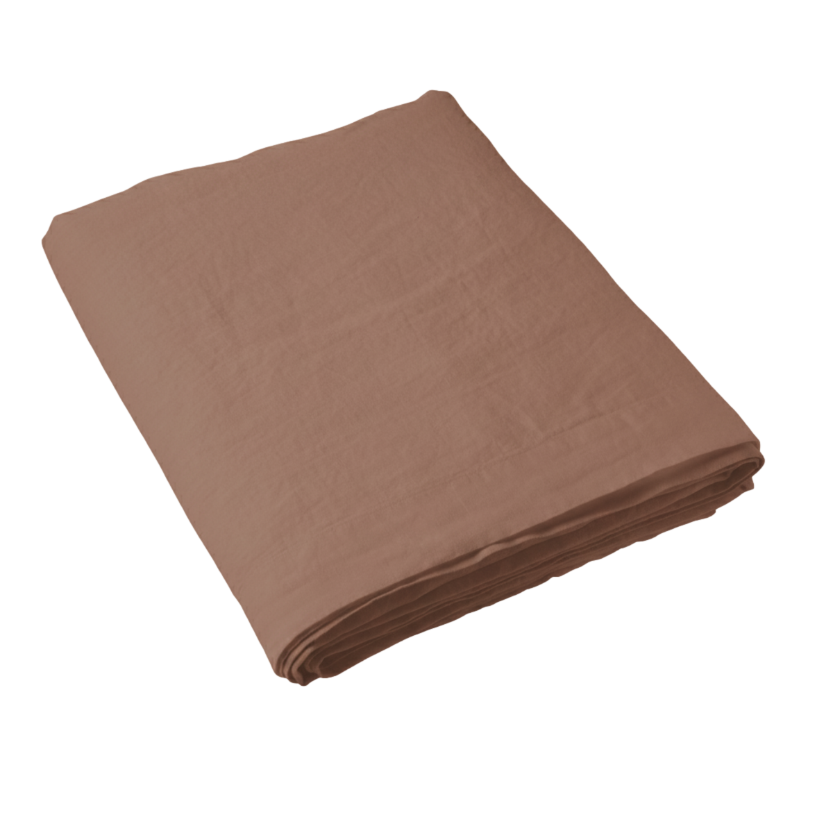 Drap plat - Uni Lin Lave #Couleur_CAPPUCCINO