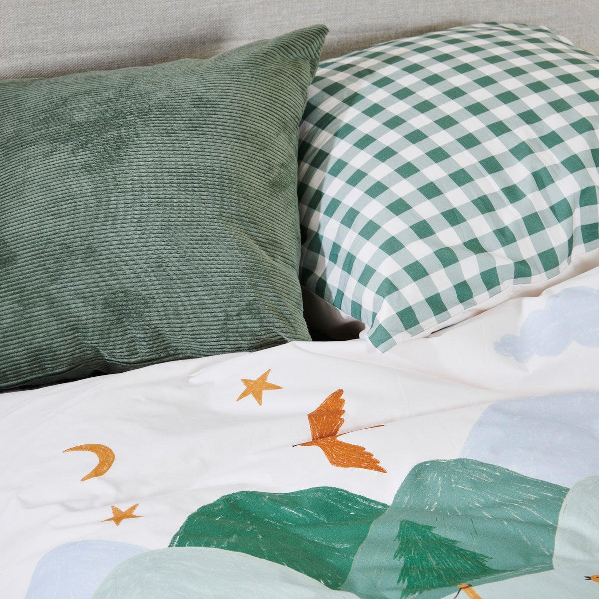 Housse de couette Les Louveteaux - Percale de coton