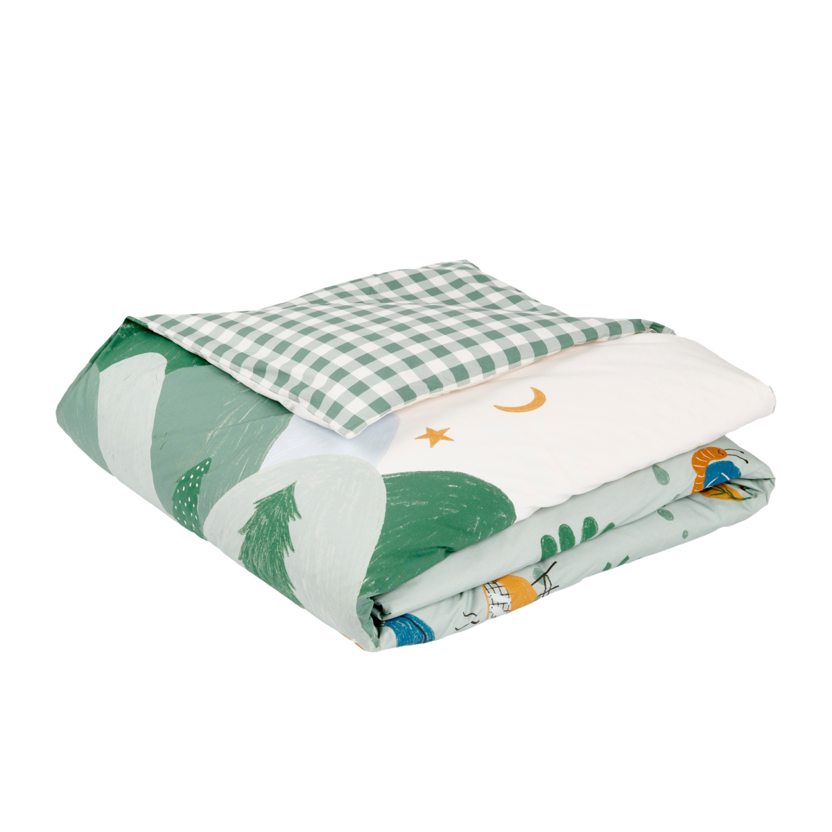 Housse de couette Les Louveteaux - Percale de coton