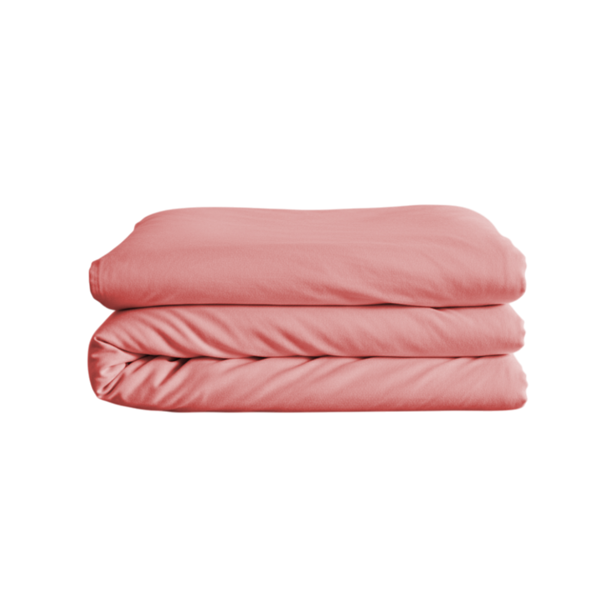 Housse de couette - Satin Lavé #Couleur_ROSE TERRACOTTA 