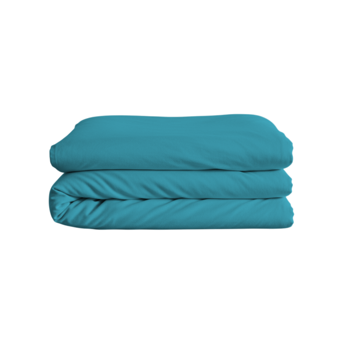 Housse de couette - Satin Lavé #Couleur_BLEU CEDRE