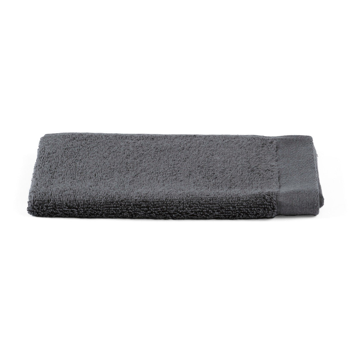 Serviette invitée Sérénité - 100% Coton 650g/m² #Couleur_REGLISSE