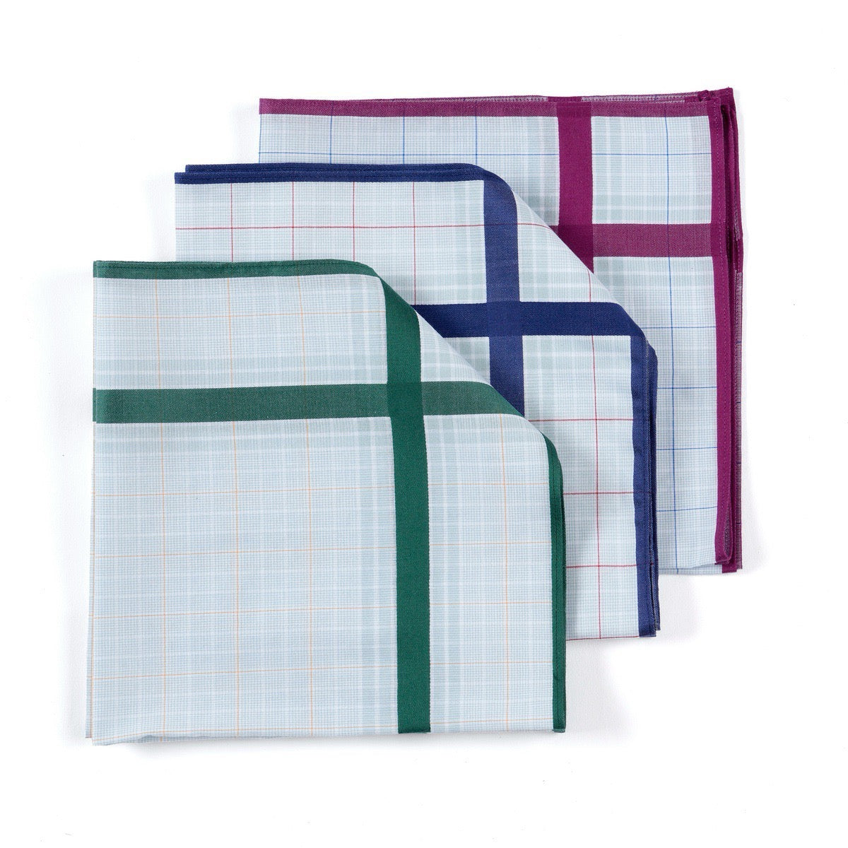 Lot de 6 Mouchoirs Pascal - Coton Jacquard