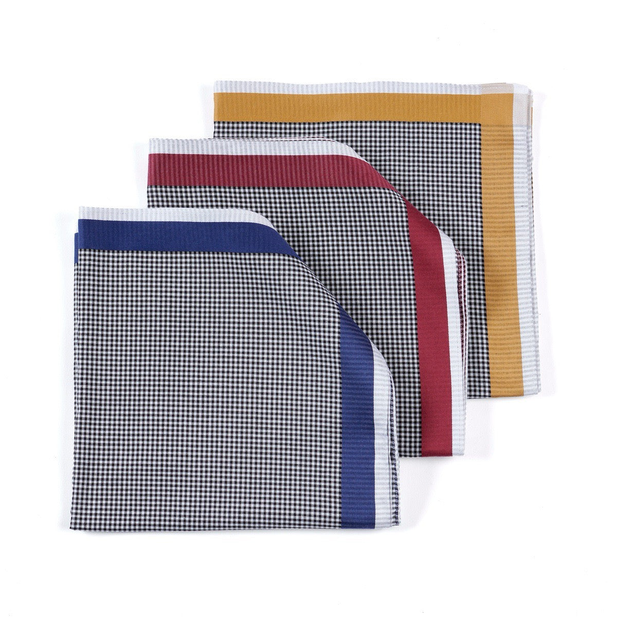 Lot de 6 Mouchoirs Edouard - Coton Jacquard