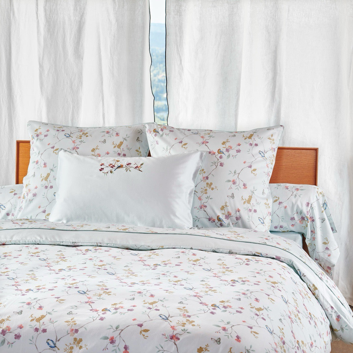 Drap housse Jardin Suspendu - Satin de coton
