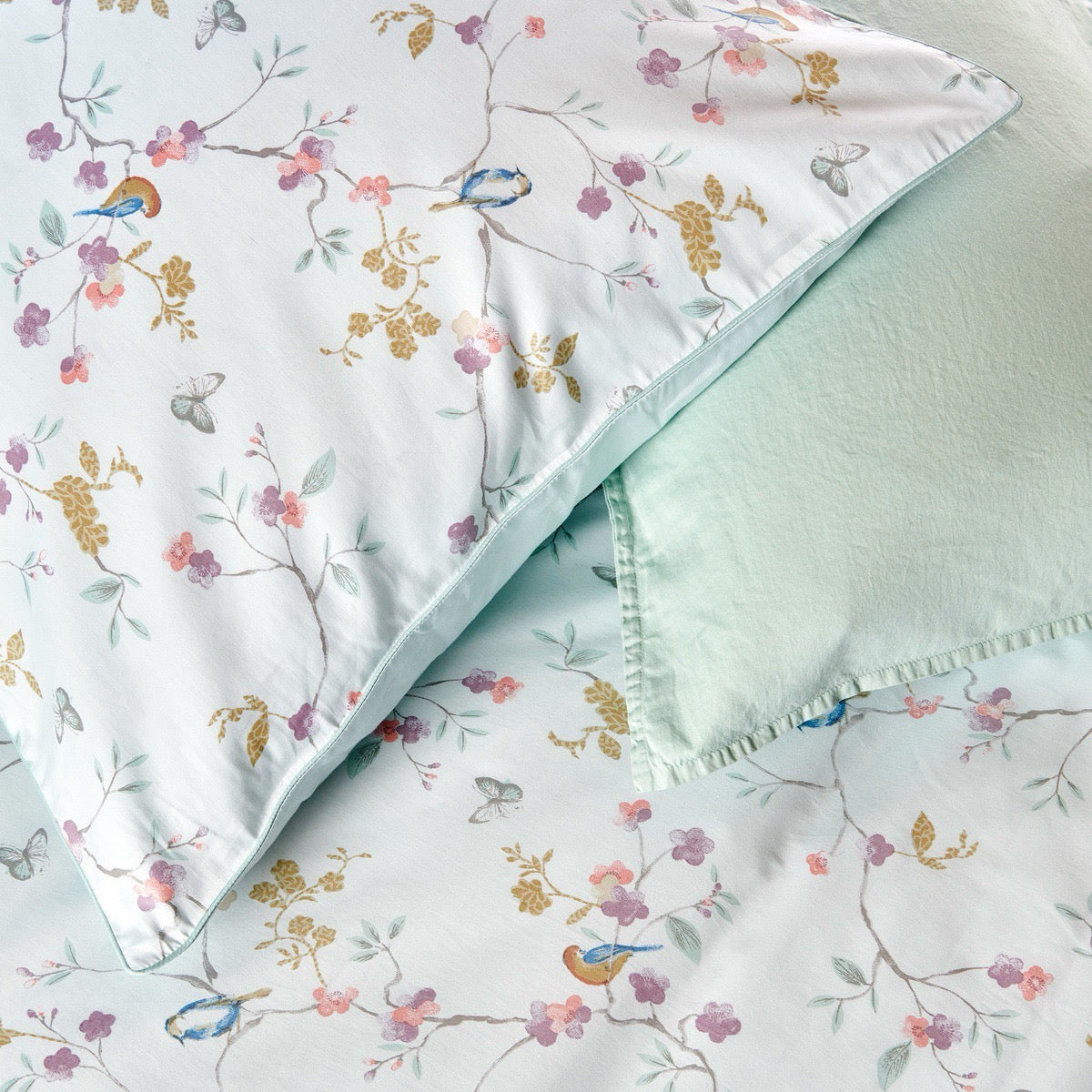 Taie d'oreiller Jardin Suspendu - Satin de coton