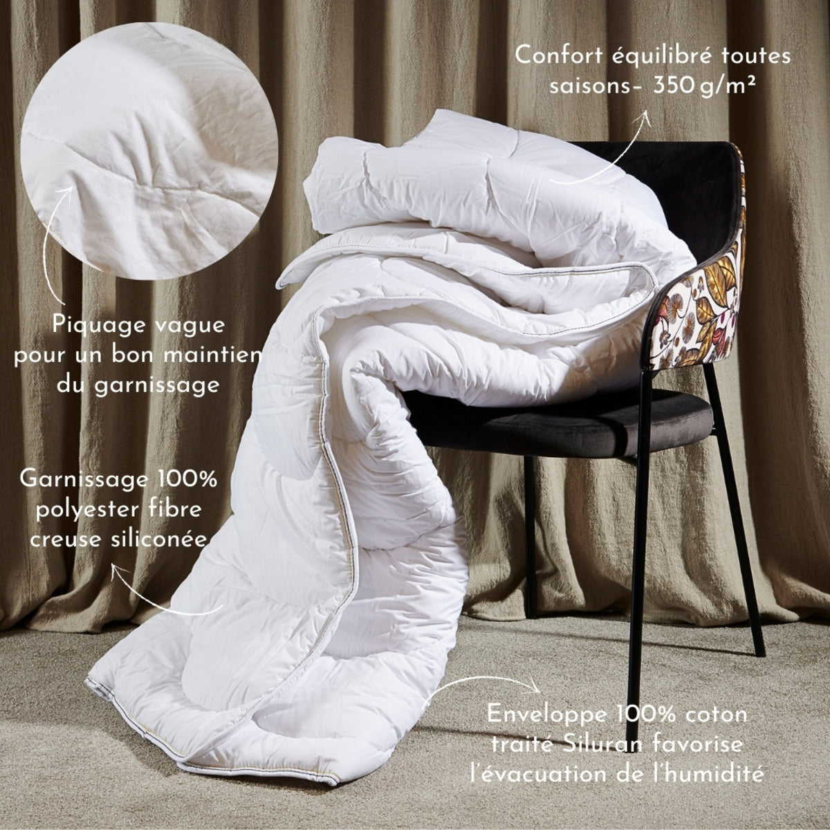 Couette Thermoregulante - 100% Polyester